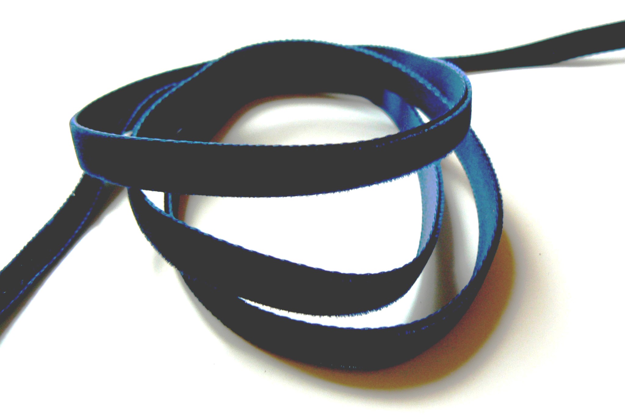 Ruban galon de velours – largeur 9 mm Bleu nuit
