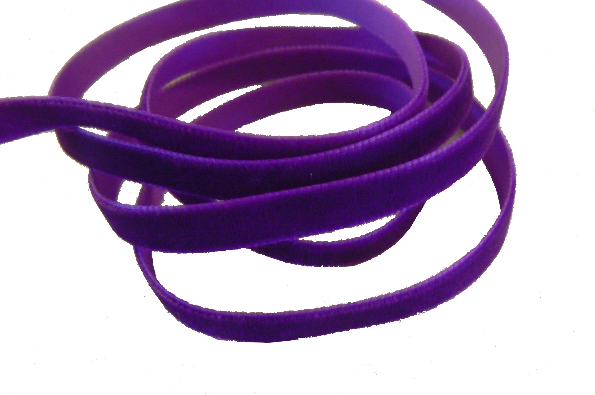 Ruban Violet galon de velours – largeur 9 mm