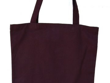 Sac Shopping Tote Bag Prune Bordeaux à Customiser