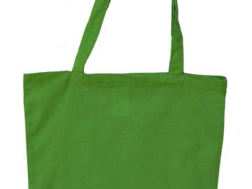Sac Shopping Tote Bag Vert Pomme à Customiser